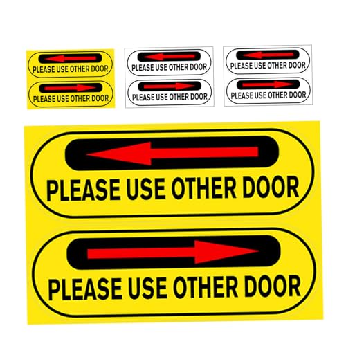 SAFIGLE 8 Stück Türschild Zum Aufhängen Bürobeschilderung Geschäftstürschild Eingangsschild Autotüraufkleber Café Türschild Geschäftspfeilschild SAFIGLE 8 Stück Türschild Zum Aufhängen Bürobeschilderung Geschäftstürschild Eingangsschild Autotüraufkleber Café Türschild Geschäftspfeilschild von SAFIGLE