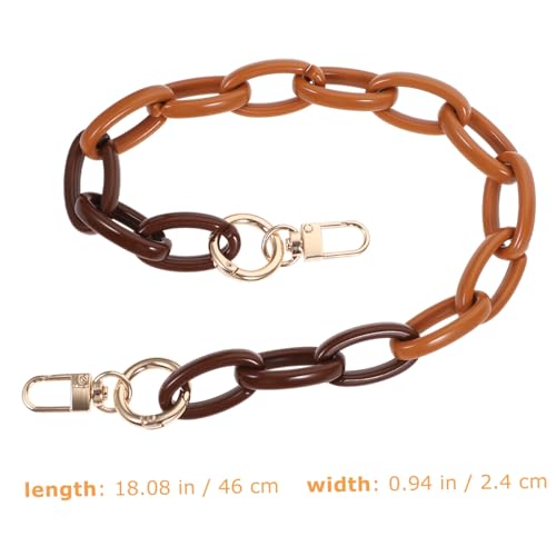SAFIGLE Bunte Abnehmbare Grobketten umhängetasche mit Robusten Haken Ersatz tragekette für Handtaschen Verstellbar Langlebig Modisch Passend für Verschiedene Taschenmodelle SAFIGLE Bunte Abnehmbare Grobketten umhängetasche mit Robusten Haken Ersatz tragekette für Handtaschen Verstellbar Langlebig Modisch Passend für Verschiedene Taschenmodelle von SAFIGLE