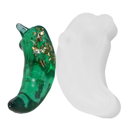 SAFIGLE DIY Silikonform Chili Gießform für Epoxidharz Handwerk Tischdeko Nachbildung Chiliform Transparent für Kreative Bastelprojekte und Individuelle Geschenkideen SAFIGLE DIY Silikonform Chili Gießform für Epoxidharz Handwerk Tischdeko Nachbildung Chiliform Transparent für Kreative Bastelprojekte und Individuelle Geschenkideen von SAFIGLE