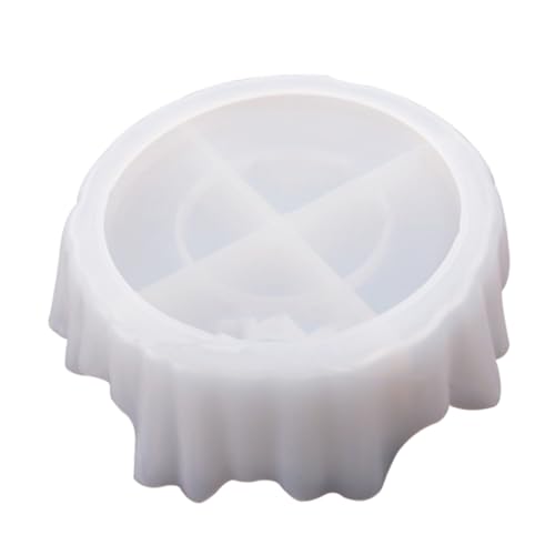 SAFIGLE DIY Silikonform für Epoxidharz Ornament und Blumentopf Leichtes Wiederverwendbares Tray Mold für Basteln Handliche Silikon Gießform mit Glatter Kante für DIY Dekorationen und von SAFIGLE