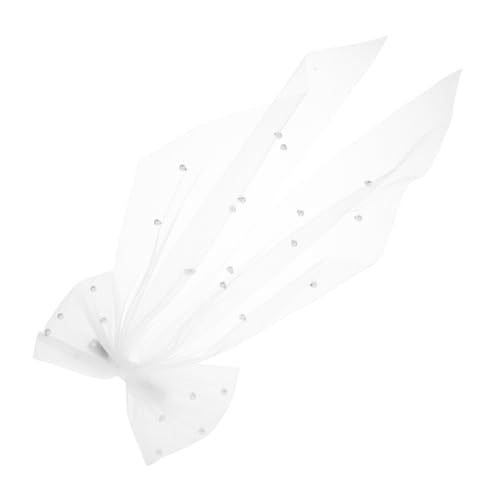 SAFIGLE Eleganter Tüll Schleier mit Perlen Haarclip für Bräute Leicht Komfortabel für Strand Gartenhochzeiten SAFIGLE Eleganter Tüll Schleier mit Perlen Haarclip für Bräute Leicht Komfortabel für Strand Gartenhochzeiten von SAFIGLE