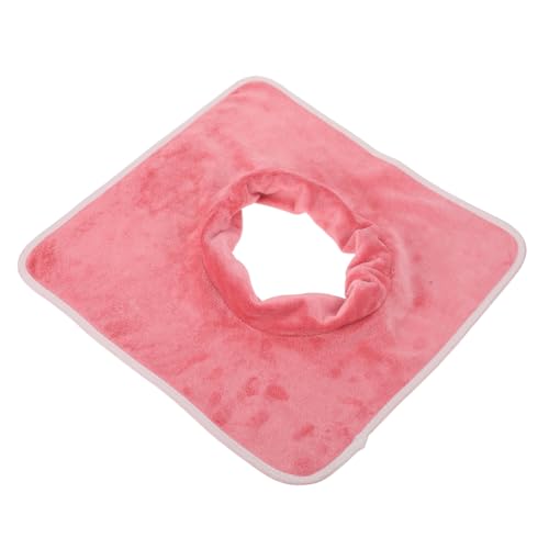 SAFIGLE Fußbad Massagetuch Schönheitsbedarf Massagetuch Massageloch Pads Salonbedarf Massagebedarf Massagebett Zubehör Bezüge Für Massage Gesichtspads Rosa Faser von SAFIGLE