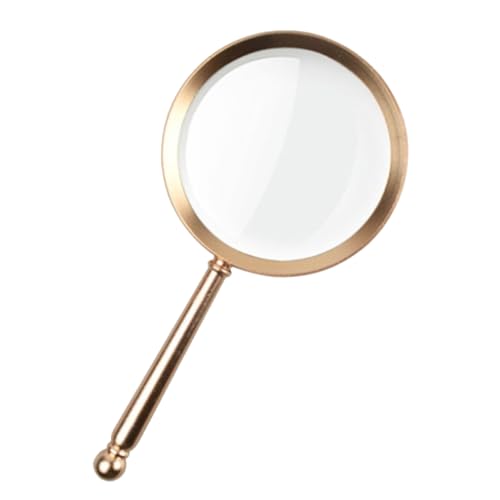 SAFIGLE Handheld Vergrößerungsglas mit Ergonomischem Design für Senioren zum Lesen Erkunden Natur für Hobby Projekte Robuste und Praktische Lupe für Hause von SAFIGLE