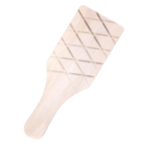 SAFIGLE Holz Clay Paddle Töpferei Werkzeug Langlebig Leicht Tragbar Komfortabler Griff für Tonmodellierung Skulptur Bastelbedarf Clay Sculpture Board für DIY Keramik Kunsthandwerk von SAFIGLE