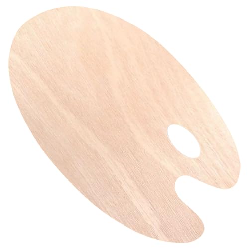 SAFIGLE Holzpalette Oval für Öl Acrylfarben Robustes Pigment mischbrett Leicht und Tragbar für Künstler Hobby Maler Schüler und Kreative Malarbeiten SAFIGLE Holzpalette Oval für Öl Acrylfarben Robustes Pigment mischbrett Leicht und Tragbar für Künstler Hobby Maler Schüler und Kreative Malarbeiten von SAFIGLE