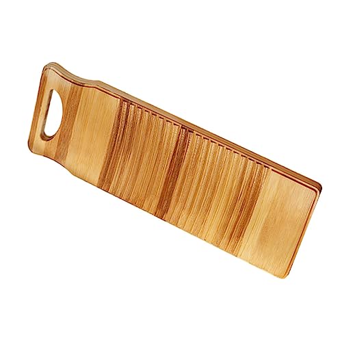 SAFIGLE Holzwaschbrett für Handwäsche Robustes Verdicktes Waschbrett aus Hochwertigem Holz für Effektives Wäschewaschen für Unterwegs SAFIGLE Holzwaschbrett für Handwäsche Robustes Verdicktes Waschbrett aus Hochwertigem Holz für Effektives Wäschewaschen für Unterwegs von SAFIGLE