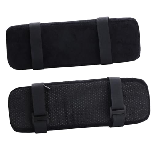SAFIGLE Memory Schaum Armlehnenkissen Komfortable Ellbogenpolster für Bürostühle Gaming Stühle Zuhause Flugzeugsitze Druckentlastung Abnehmbar Rutschfester Boden Ergonomisch von SAFIGLE