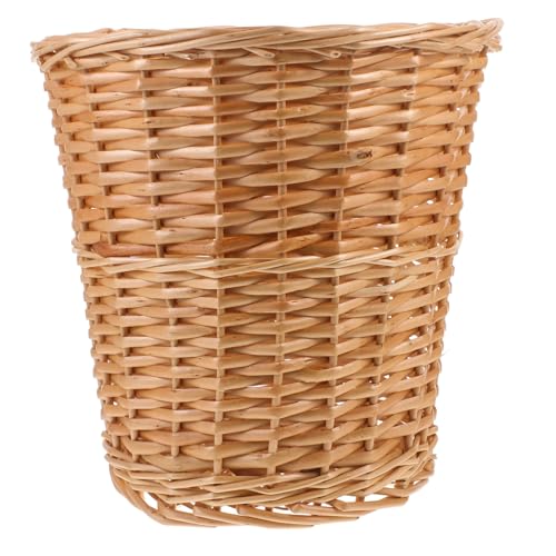 SAFIGLE Praktischer Geflochtener Haushaltskorb aus Natürlichem Weidenmaterial Vielseitig Nutzbar als Desktop blumenkorb und Dekorativer Papierkorb für Büro und Zuhause SAFIGLE Praktischer Geflochtener Haushaltskorb aus Natürlichem Weidenmaterial Vielseitig Nutzbar als Desktop blumenkorb und Dekorativer Papierkorb für Büro und Zuhause von SAFIGLE