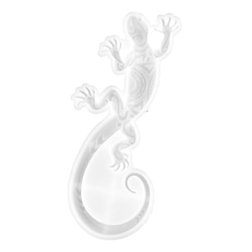 SAFIGLE Silikonform Gecko Wanddekor Wandbehang Gießform Flexibel Langlebig DIY Kreative Wandkunst Gipsformen für Hausdekoration Geschenk von SAFIGLE