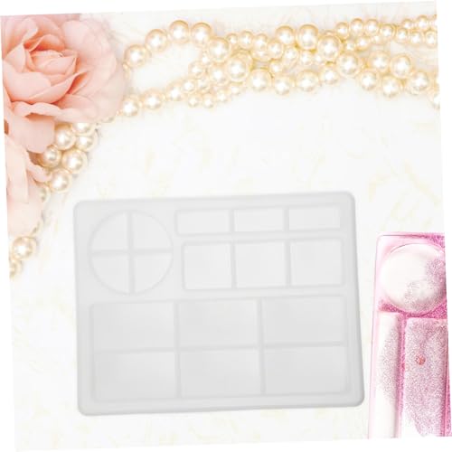 SAFIGLE Silikonform Schmucktablett DIY Gießform Flexibel Langlebig für Epoxidharz Resin Kreativ Gestaltbar Vielseitiges Silikonmold für Individuelle Schmuckaufbewahrung Zuhause Büro von SAFIGLE
