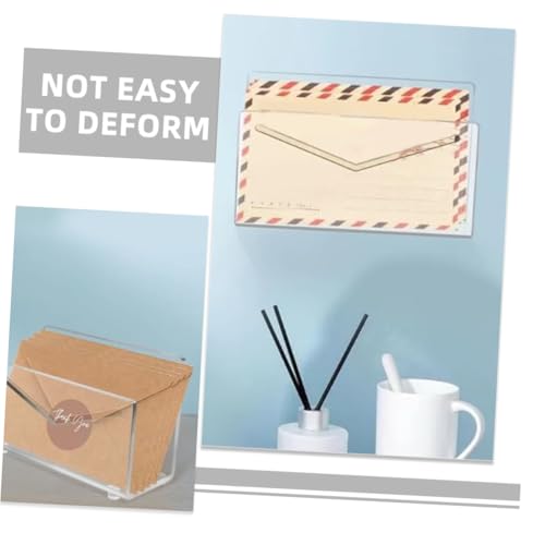 SAFIGLE Transparenter Acryl Briefhalter Praktischer Briefablage Organizer für Schreibtisch Stapelbarer Dokumentenhalter und Mail Sorter für Büro Schule und Zuhause SAFIGLE Transparenter Acryl Briefhalter Praktischer Briefablage Organizer für Schreibtisch Stapelbarer Dokumentenhalter und Mail Sorter für Büro Schule und Zuhause von SAFIGLE