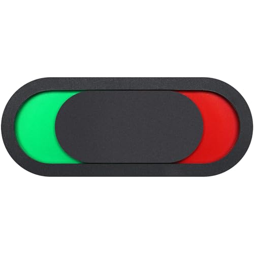 SAFIGLE Türschild „frei/besetzt“, Sichtschutz, Schiebetüranzeige für Büro- Und Konferenzraum, Aufhänger „bitte Nicht Stören“, 10 X 4 Cm, Acryl, Schwarz von SAFIGLE