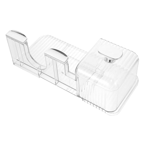SAFIGLE Wandhalterung Haartrocknerhalterung Transparent Silber Bohren mit Abgerundeten Kanten Multifunktional für Fön Kämme und Kleine Beauty Tools Praktische Badezimmeraufbewahrung SAFIGLE Wandhalterung Haartrocknerhalterung Transparent Silber Bohren mit Abgerundeten Kanten Multifunktional für Fön Kämme und Kleine Beauty Tools Praktische Badezimmeraufbewahrung von SAFIGLE