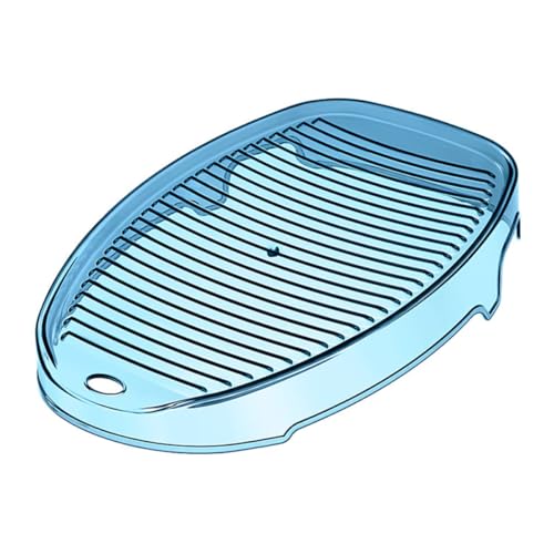 SAFIGLE Waschbrett für Handwäsche Skid Design Tragbar Transparent Blau für Haushaltswäsche Langlebig und Korrosionsbeständig mit Aufhängeloch zur Einfachen Lagerung von SAFIGLE