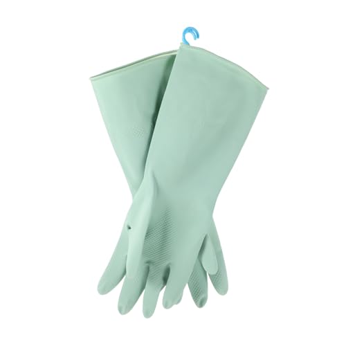 SAFIGLE Wiederverwendbare Küchenhandschuhe Flexible Wasserdichte Spülhandschuhe aus Grünem Latex Rutschfest und Strapazierfähig für Hausreinigung und Tägliche Haushaltsarbeiten SAFIGLE Wiederverwendbare Küchenhandschuhe Flexible Wasserdichte Spülhandschuhe aus Grünem Latex Rutschfest und Strapazierfähig für Hausreinigung und Tägliche Haushaltsarbeiten von SAFIGLE