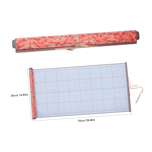 SAFIGLE Wiederverwendbares Chinesisches Kalligraphie wassertuch Dickes Übungstuch mit Mi zi raster Robustes Haushalts calligraphy übungstuch für Anfänger Praktische Wasserbasierte von SAFIGLE