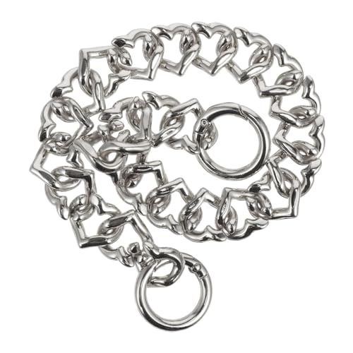 SAFIGLE Zinklegierung Damen Handtaschenkette Schulterriemen Ersatzmodul Modisch Robust Geeignet für Alltag Büro Freizeit Einkauf Stilvolles Accessoire in Silber von SAFIGLE