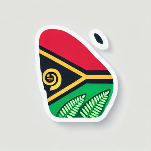 2 x Aufkleber Landkarte oder Territorium, 10 cm, Vinyl, selbstklebend, Land: Vanuatu 2 x Aufkleber Landkarte oder Territorium, 10 cm, Vinyl, selbstklebend, Land: Vanuatu von SAFIRMES