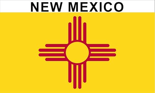 2 x Magnet New Mexico Kühlschrankmagnet, USA, 2 x New Mexico, magnetisch, 6 x 3,5 cm von SAFIRMES