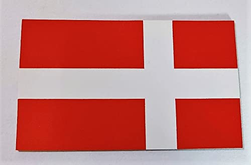 2 x Magnetischer Kühlschrankmagnet Dänemark von SAFIRMES