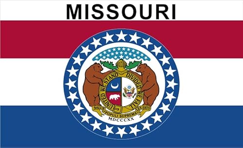 2 x Missouri Kühlschrankmagnet, USA, 2 x Missouri, magnetisch, 6 x 3,5 cm von SAFIRMES
