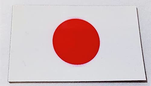 SAFIRMES 2 x Japanische Flagge Magnet 6 x 3 cm Deko Magnet Japan Magnet Magnet Kühlschrank von SAFIRMES