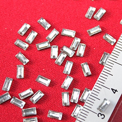 Strass Form Rechteck 2 x 5 mm Glas Hotfix 90 teilig Farbe Kristall Bling Strass Form Rechteck 2 x 5 mm Glas Hotfix 90 teilig Farbe Kristall Bling von SAFIRMES