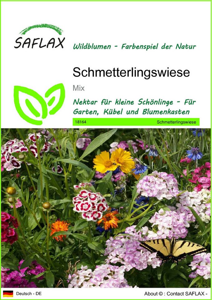 SAFLAX Blumensamen SAFLAX - Samen - Schmetterlingswiese von SAFLAX