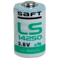 Lithium-Batterie 1/2AA 3,6V 1300mA 14,5x25mm ER14250 Saft von SAFT