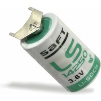 Lithium-Batterie ls 14250-3PF, 1/2 aa, 2/1 Print ++/-, 3,6 v-, 1200 mAh - Saft von SAFT