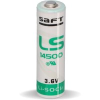 LS14500 aa - 3,6V 2600mAh Lithiumbatterie - Saft von SAFT