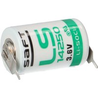 Lithium 3,6V LS14250-2PF Batterie 1/2AA Zelle pin +/- - Saft von SAFT