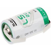 Saft - Lithium-Batterie lsh 20-CNR, d, mit U-Lötfahne, 3,6 v-, 13000 mAh von SAFT
