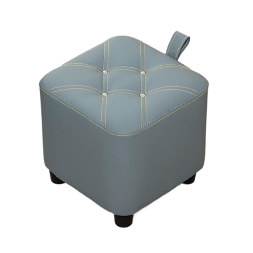 SAGELSHN Fußhocker Fußbank Fußhocker, Schuhwechselhocker, Sofa-Fußstütze for Wohnzimmer Fußablage für Wohnzimmer(Gray) von SAGELSHN