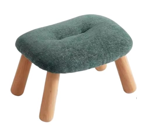 SAGELSHN Fußhocker Fußbank Fußstütze Hocker Niedriger for Stuhl Unter Büro Schreibtisch Wohnzimmer Fußablage für Wohnzimmer(Grün) von SAGELSHN