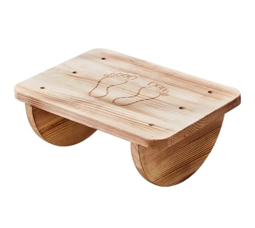 SAGELSHN Fußhocker Fußbank Unter Schreibtisch Fußstütze Ergonomische Holz Fuß Hocker Kann Drehen for Home Office Fußablage für Wohnzimmer SAGELSHN Fußhocker Fußbank Unter Schreibtisch Fußstütze Ergonomische Holz Fuß Hocker Kann Drehen for Home Office Fußablage für Wohnzimmer von SAGELSHN