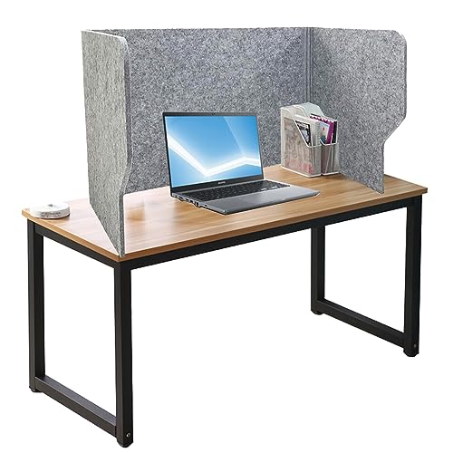 SAGIDAR Akustische Trennwände Freistehend, Büro Desktop Schallwand, Faltbar Trennwand 60/80/100cm, Tragbar Leicht, Für Computer/Schreibtisch/Wohnzimmer, Optimiert Die Raumakustik von SAGIDAR