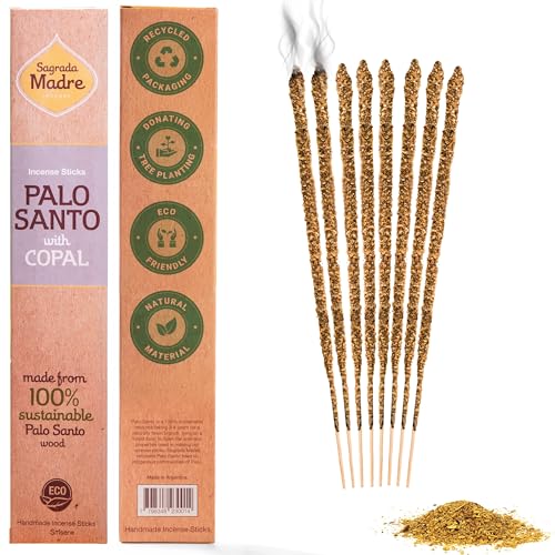 Santo-Stock mit Copal 8 Sticks SAHUMERIO by Sagrada Mutter von Sagrada Madre