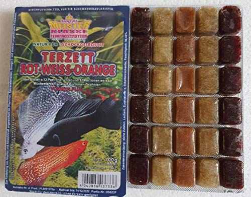 Frostfutter 5X 100g Blister Terzett Fischfutter SAHAWA für Abwechslung im Aquarium Frostfutter 5X 100g Blister Terzett Fischfutter SAHAWA für Abwechslung im Aquarium von SAHAWA