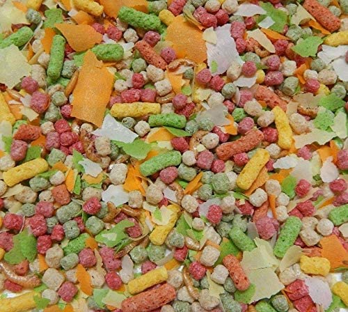 Teichfutter versch. Varianten wählen Sie selbst aus. 4 Kg Beutel Teichfutter für alle Teichbewohner (Vital Teichmix mit Gammarus 4 Kg) von SAHAWA