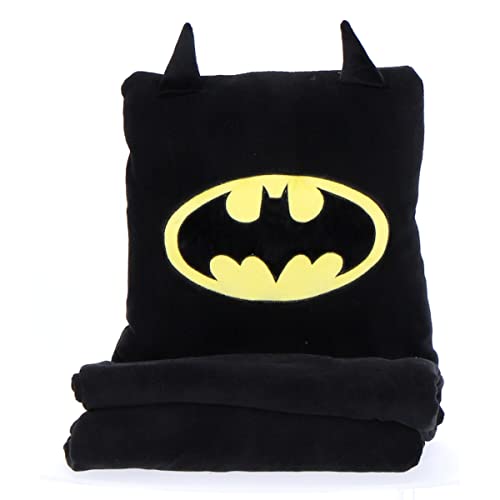 BATMAN - Coussin Plaid 2 en 1 Batman Ado 140x100 cm - 100% Polyester - Noir BATMAN - Coussin Plaid 2 en 1 Batman Ado 140x100 cm - 100% Polyester - Noir von SAHINLER créateur d'univers