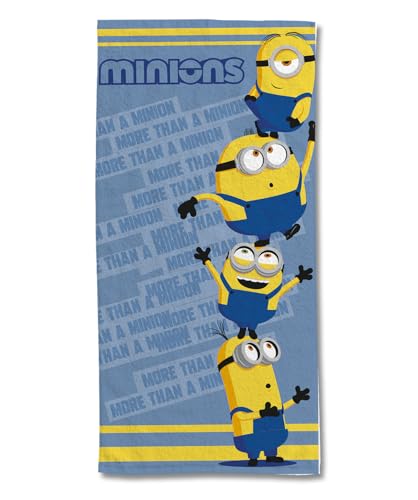 Les Minions - Serviette de Plage Les Minions 75x150 cm - 300 GSM - 100% Coton - Bleu Les Minions - Serviette de Plage Les Minions 75x150 cm - 300 GSM - 100% Coton - Bleu von SAHINLER créateur d'univers