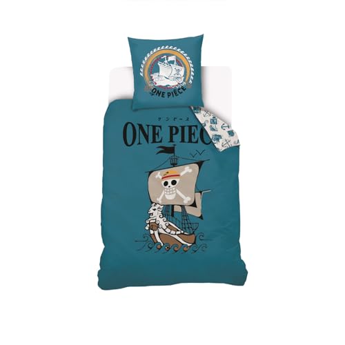 SAHINLER créateur d'univers One Piece Bettbezug One Piece Vogue Merry 140 x 200 cm + 1 Kissenbezug 63 x 63 cm – 100 % Baumwolle – Blau SAHINLER créateur d'univers One Piece Bettbezug One Piece Vogue Merry 140 x 200 cm + 1 Kissenbezug 63 x 63 cm – 100 % Baumwolle – Blau von SAHINLER créateur d'univers