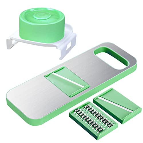 Gemüse Chopper Cutter Manuelle Hand Gehaltene Gemüsehacker Slicer Cutter Für Zwiebeln, Kartoffel, Gemüse, Obstküchenwerkzeuge Und Geräte (Color : Green) von PAHION
