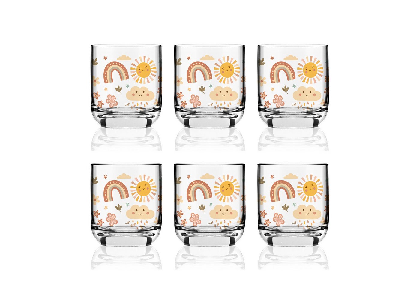 SAHM Gläser-Set Fairy World Kindergläser Set 6 tlg 230ml von SAHM