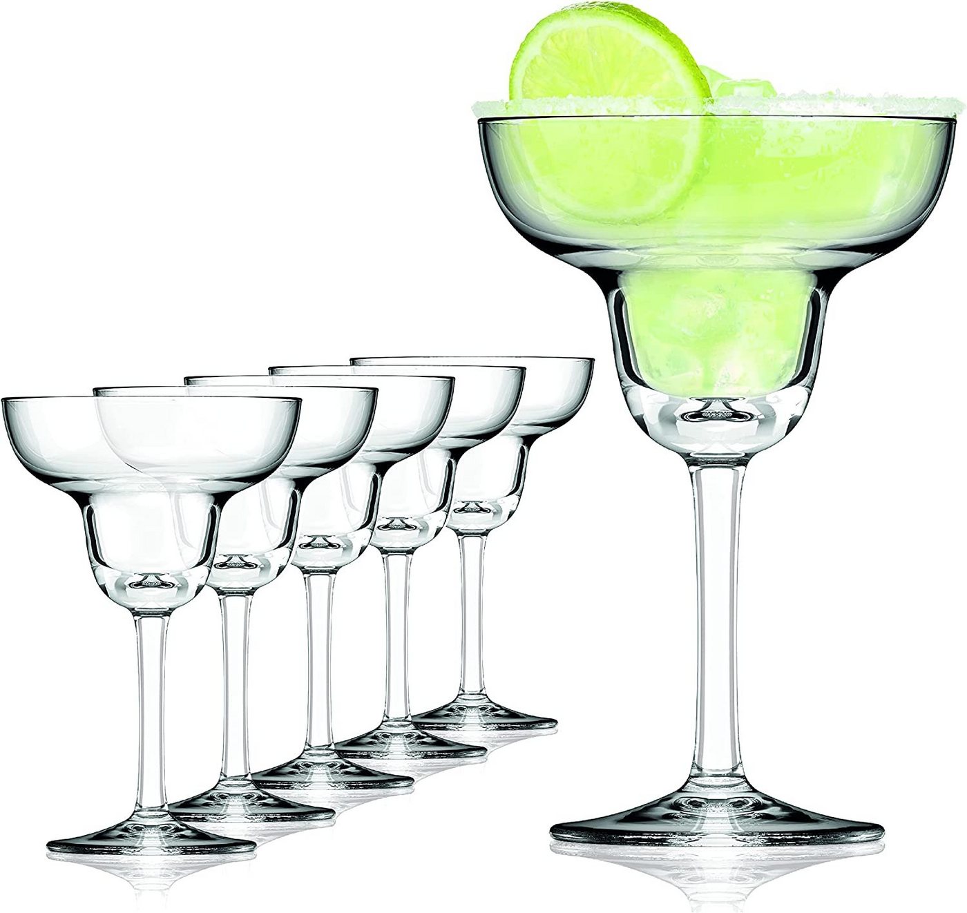 SAHM Martiniglas Margarita Gläser 6er Set - 270ml Margarita Glas - Cocktailgläser von SAHM