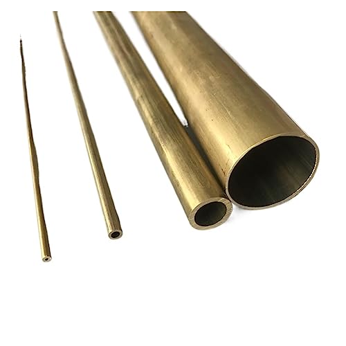 SAHUL H62 Messingrohr Außendurchmesser 55 mm Innendurchmesser 51 mm 52 mm 53 mm Messingrohr Kapillare hohler Messingstab Joyous (Color : OD55 ID52, Size : 500mm) von SAHUL