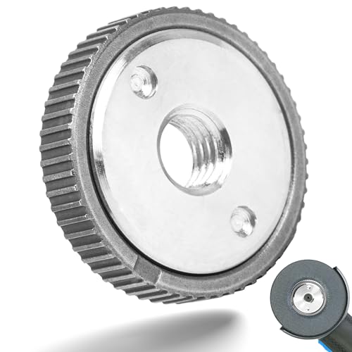 Schnellspannmutter M14 für Winkelschleifer Angle Grinder Flange Nut Trennschleifer Mutter Quick-Spannmutter für Alle Winkelschleifer von Metabo, Makita, AEG,Dewalt, Flex, Hitachi etc（1x spannmutter） von SAIBOO