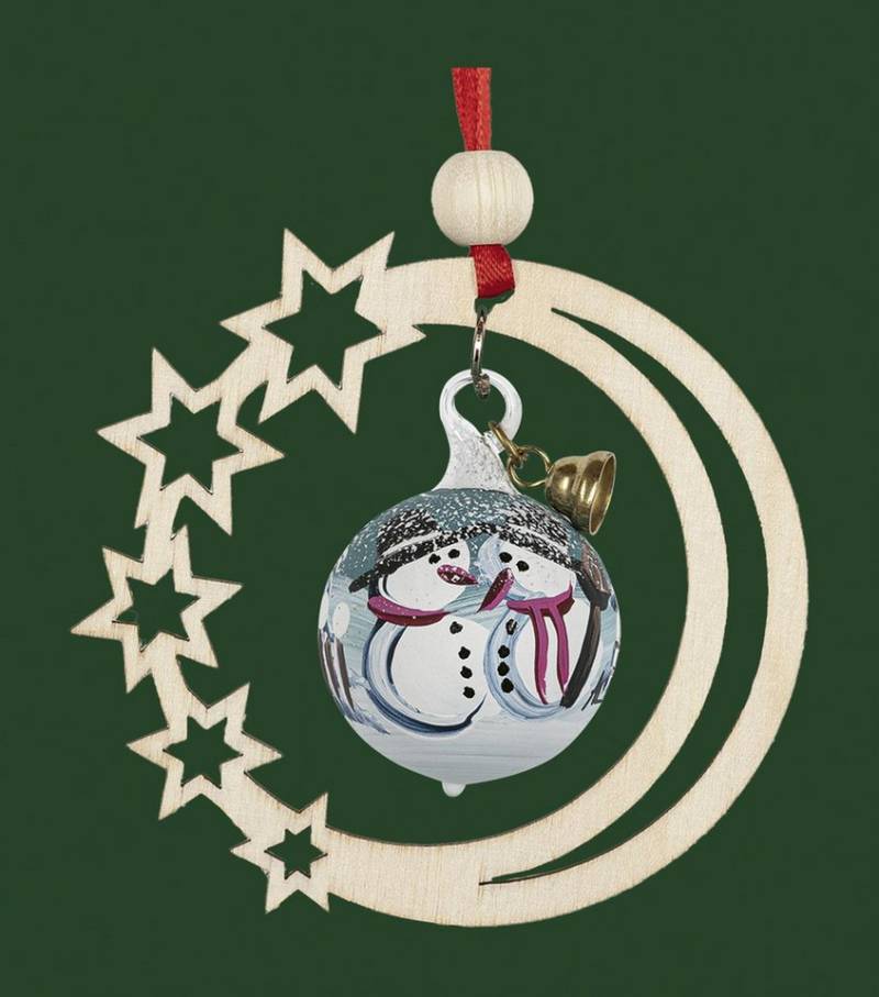 Saico GmbH Seiffen Christbaumschmuck Christbaumschmuck Sternenmond handbemalte Kugel Schneemann BxH Saico GmbH Seiffen Christbaumschmuck Christbaumschmuck Sternenmond handbemalte Kugel Schneemann BxH von Saico GmbH Seiffen
