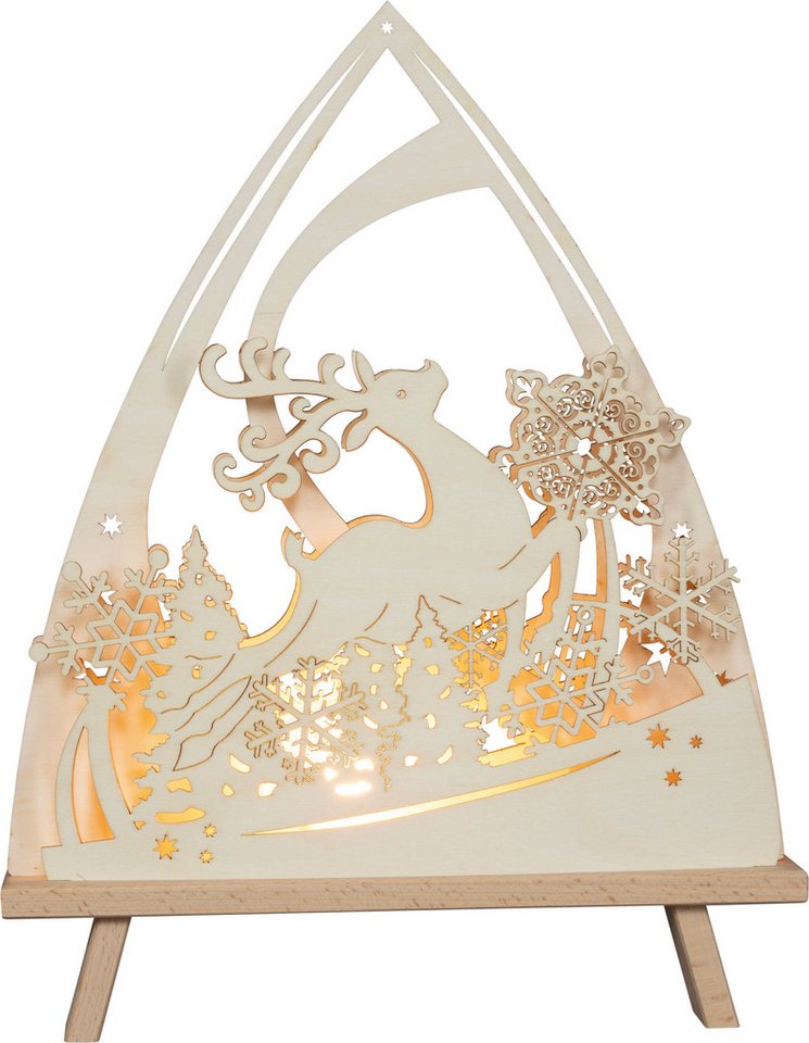 SAICO Original LED Schwibbogen Dekoleuchte-Spitze, Winterzauber, inkl. LED-Leuchtmittel, warmweiß, BxHxT: 30x38,5x6 cm SAICO Original LED Schwibbogen Dekoleuchte-Spitze, Winterzauber, inkl. LED-Leuchtmittel, warmweiß, BxHxT: 30x38,5x6 cm von SAICO Original